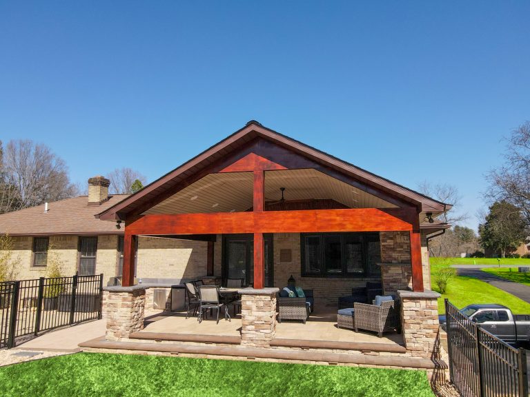 Elevated Patio, Fireplace & Covered Porch in Owings, MD, photo 2