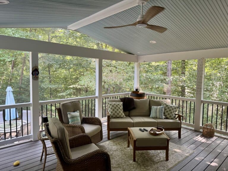 Covered Deck & Screen Porch Installation in La Plata, MD, photo 9