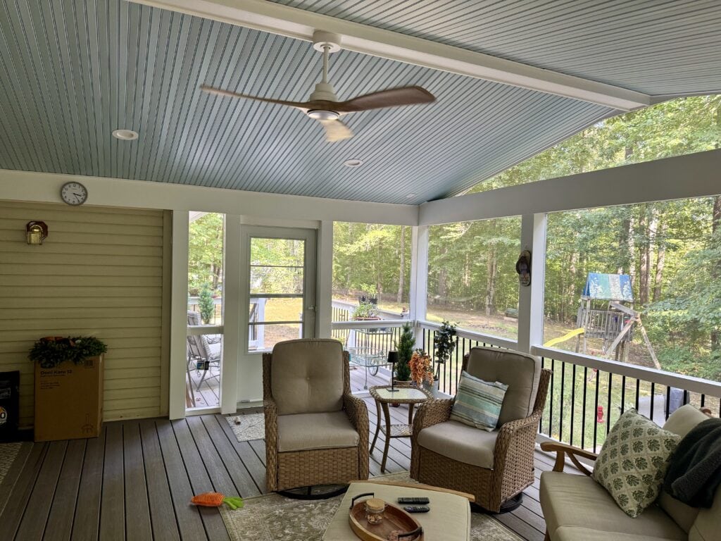 Covered Deck & Screen Porch Installation in La Plata, MD, photo 7